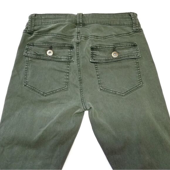 PISTOLA Revolve Army Green Mid Rise Skinny Pants - Picture 6 of 8
